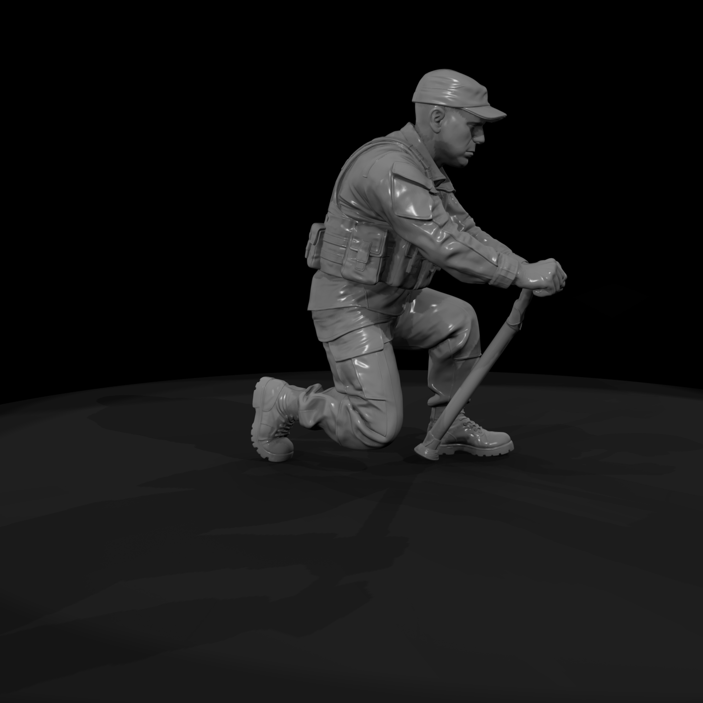 Mod Army 071 Modern U S Army Mortar Crewman Figure