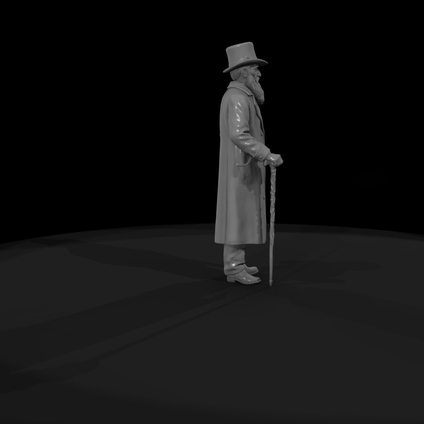 Victorian Gentleman With Cane 2