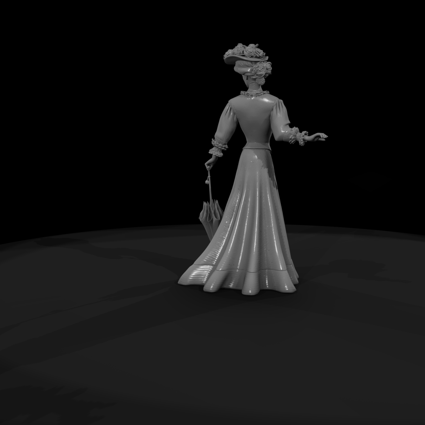 Edwardian Lady with Parasol