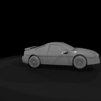fiero-style-1980s-compact-coupe-diorama-3d-print-model-739395 — thumbnail 8