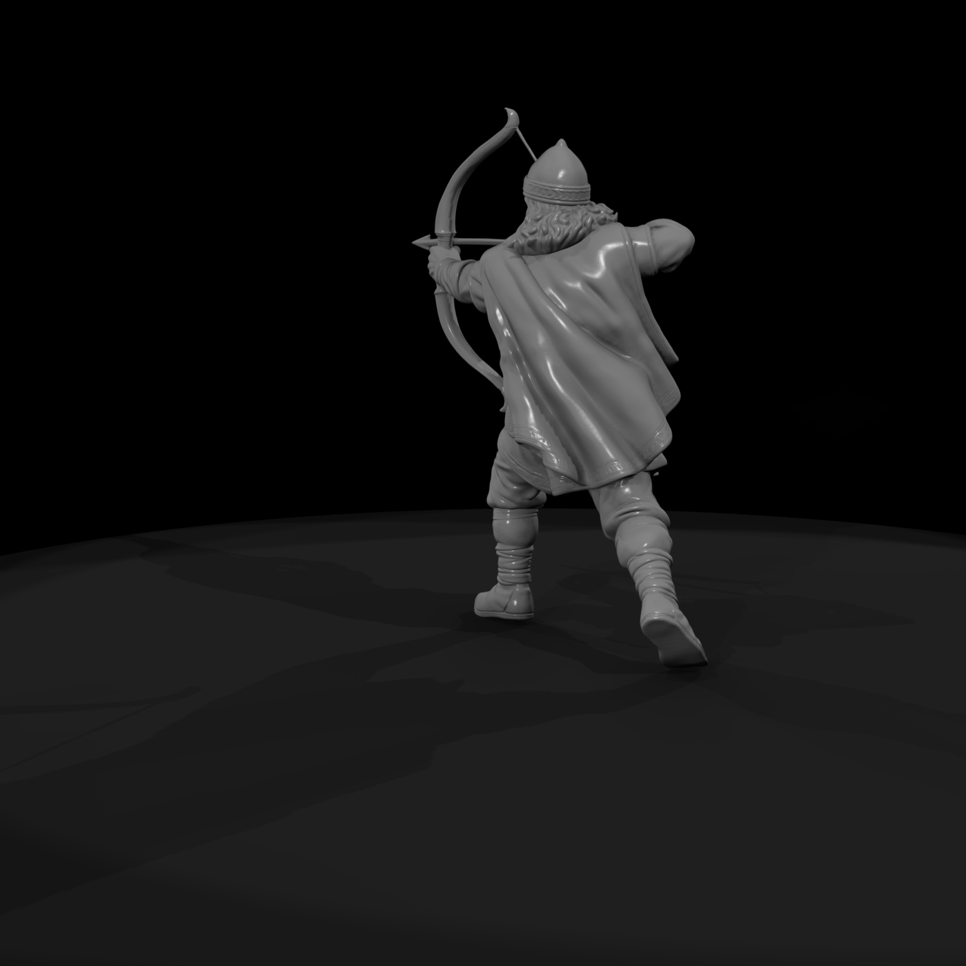 Myth 0394 Mythology Arash The Archer Miniature Fig