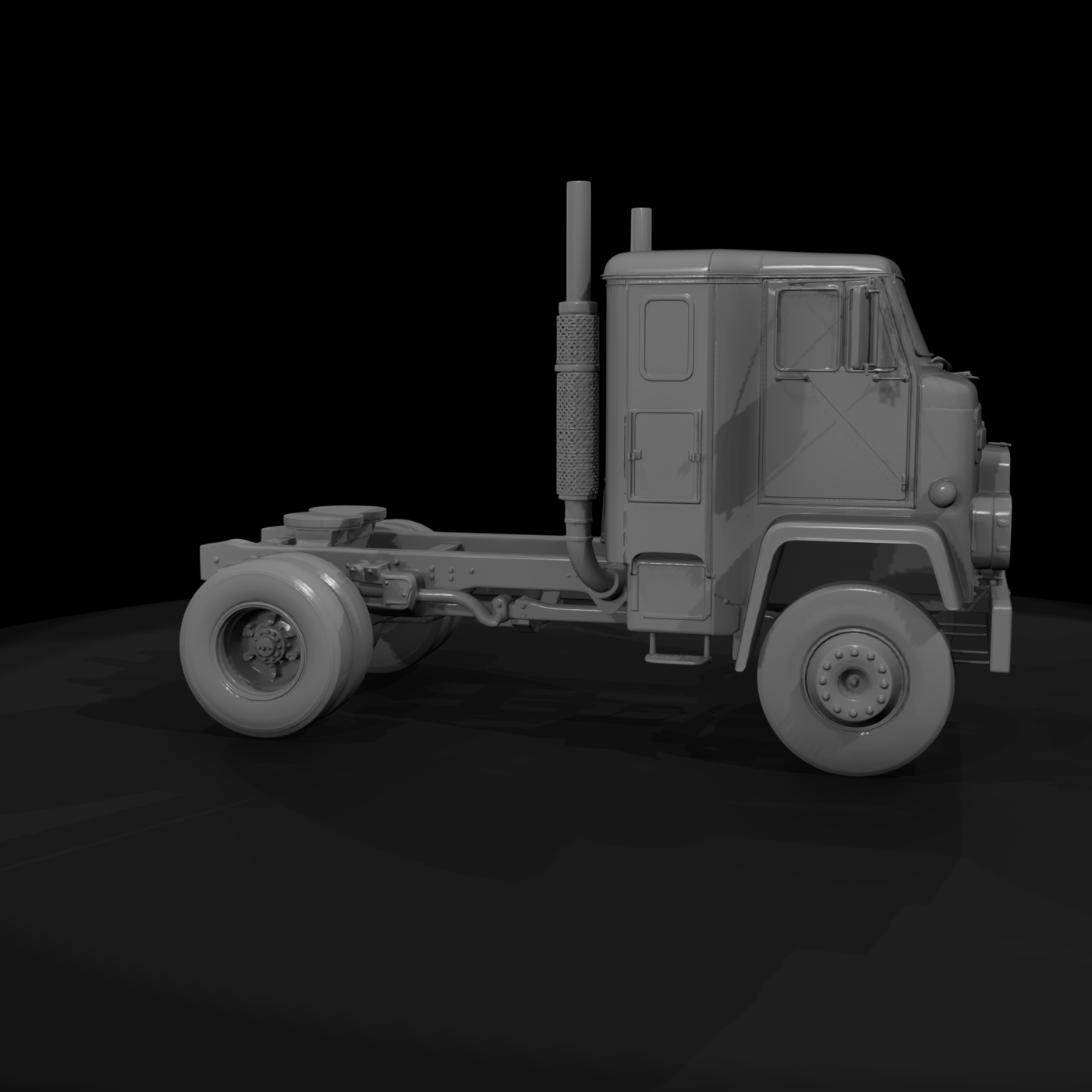 Vintage Cab Over Truck