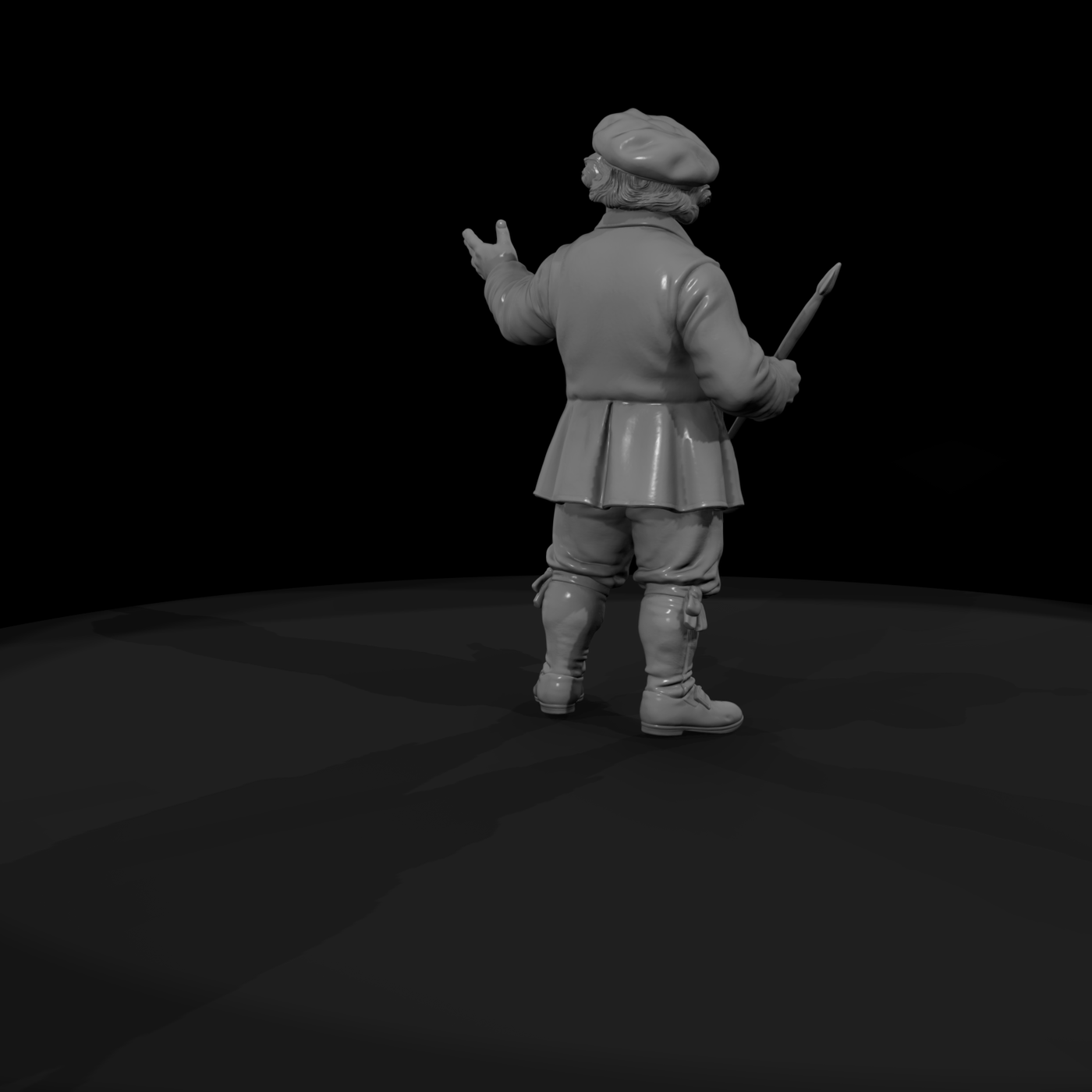 Hist 0123 Historical Rembrandt Miniature Figure
