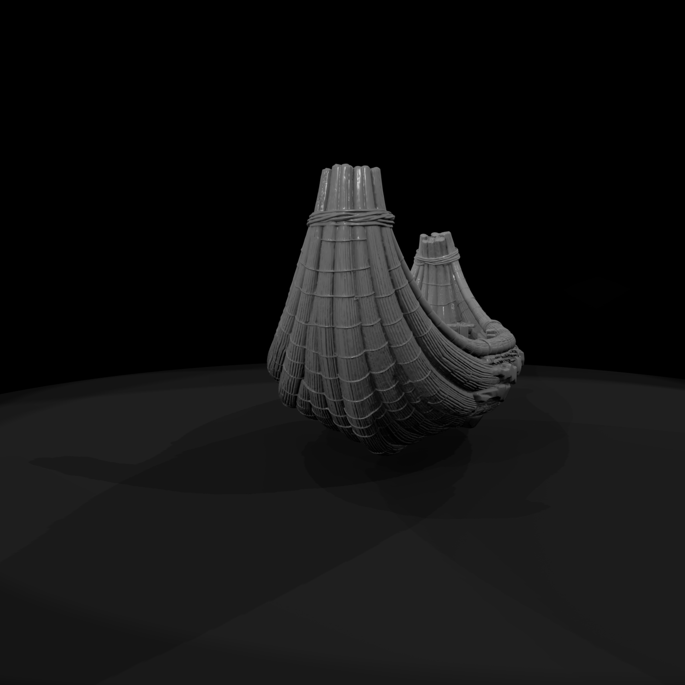 Ancient Reed Canoe
