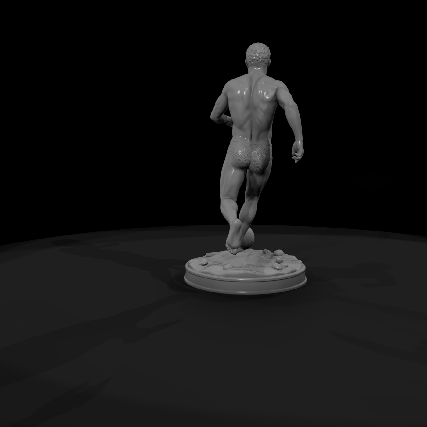 Bch 008 Man Beach Soccer Dribble