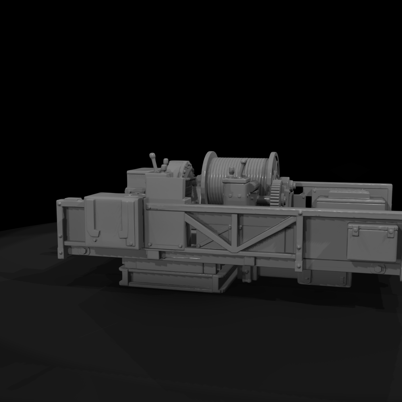 WWII Barrage Balloon Winch