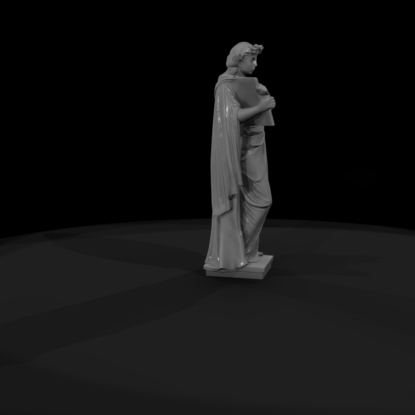 Neoclassical Allegorical Female Statue
