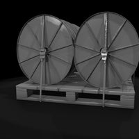 industrial-cable-reels-on-pallet-3d-printable-miniature-921872 — thumbnail 8