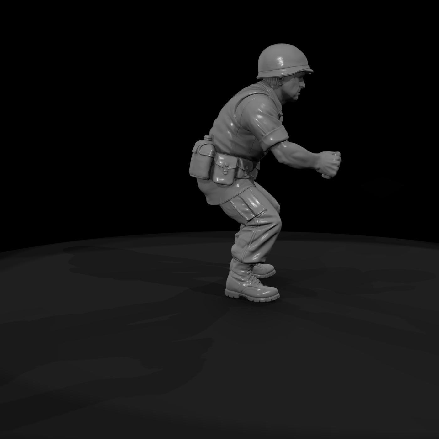 Vn Army 056 Vietnam U S Army Artillery Crewman Fig