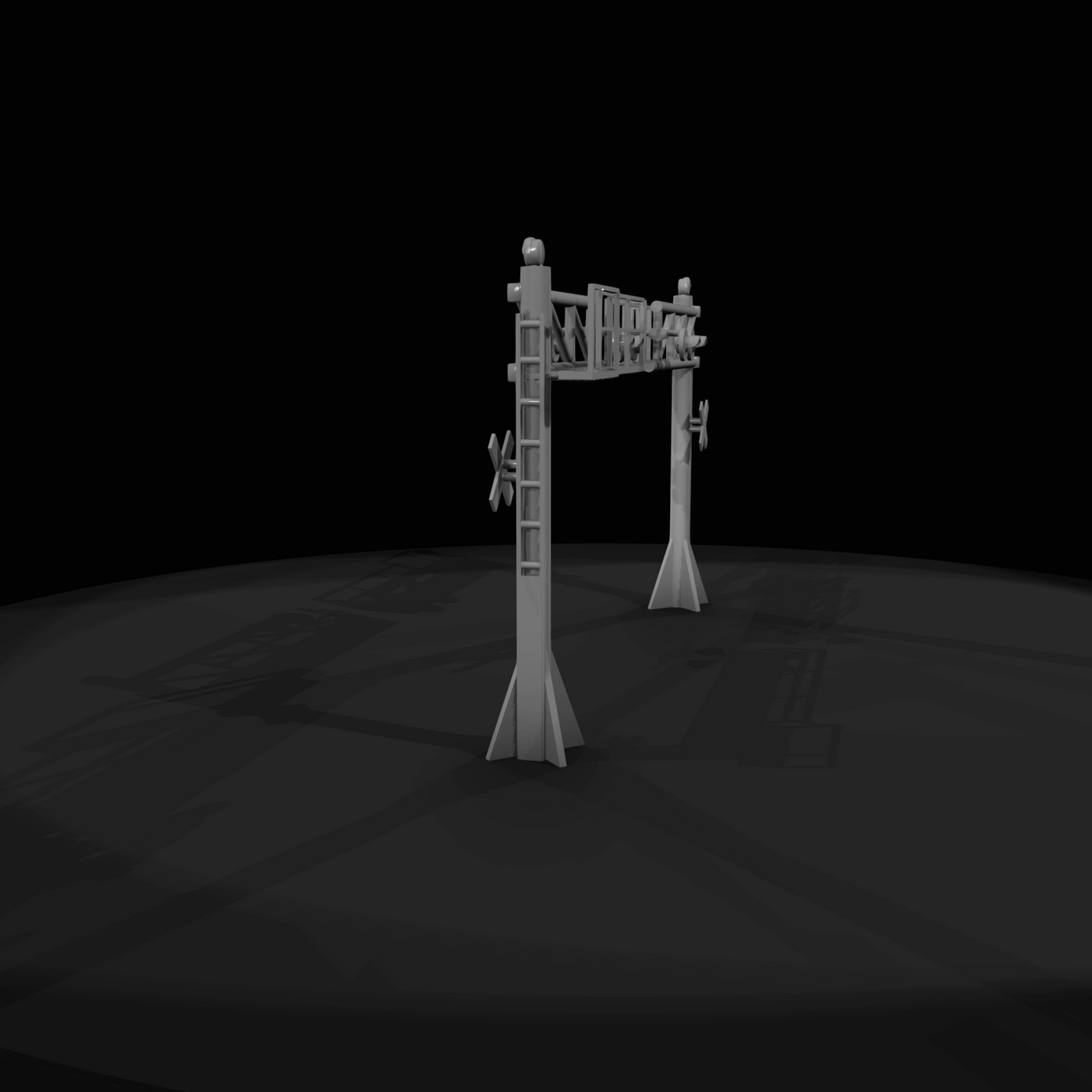 Railroad Grade Crossing Signal Gantry