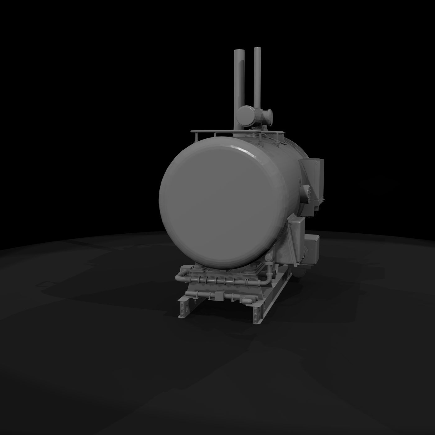 Industrial steam boiler