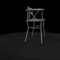 modern-minimal-student-desk-chair-with-tablet-arm-ho-scale-673080 — thumbnail 8