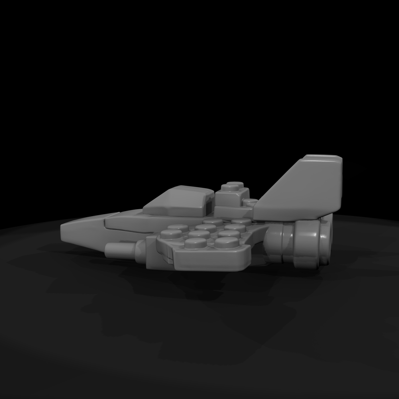 Mr Toyprops 100 001 005 Toy Brick Spaceship Shape