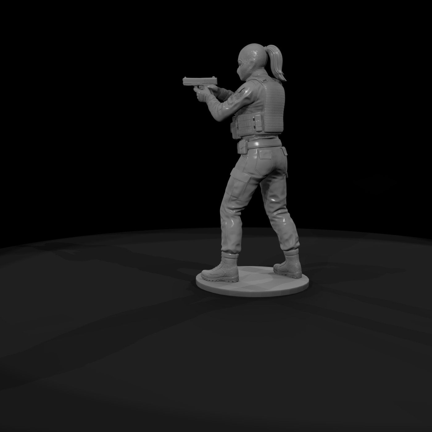 Crm 045 Modern Bank Robber Female Robber