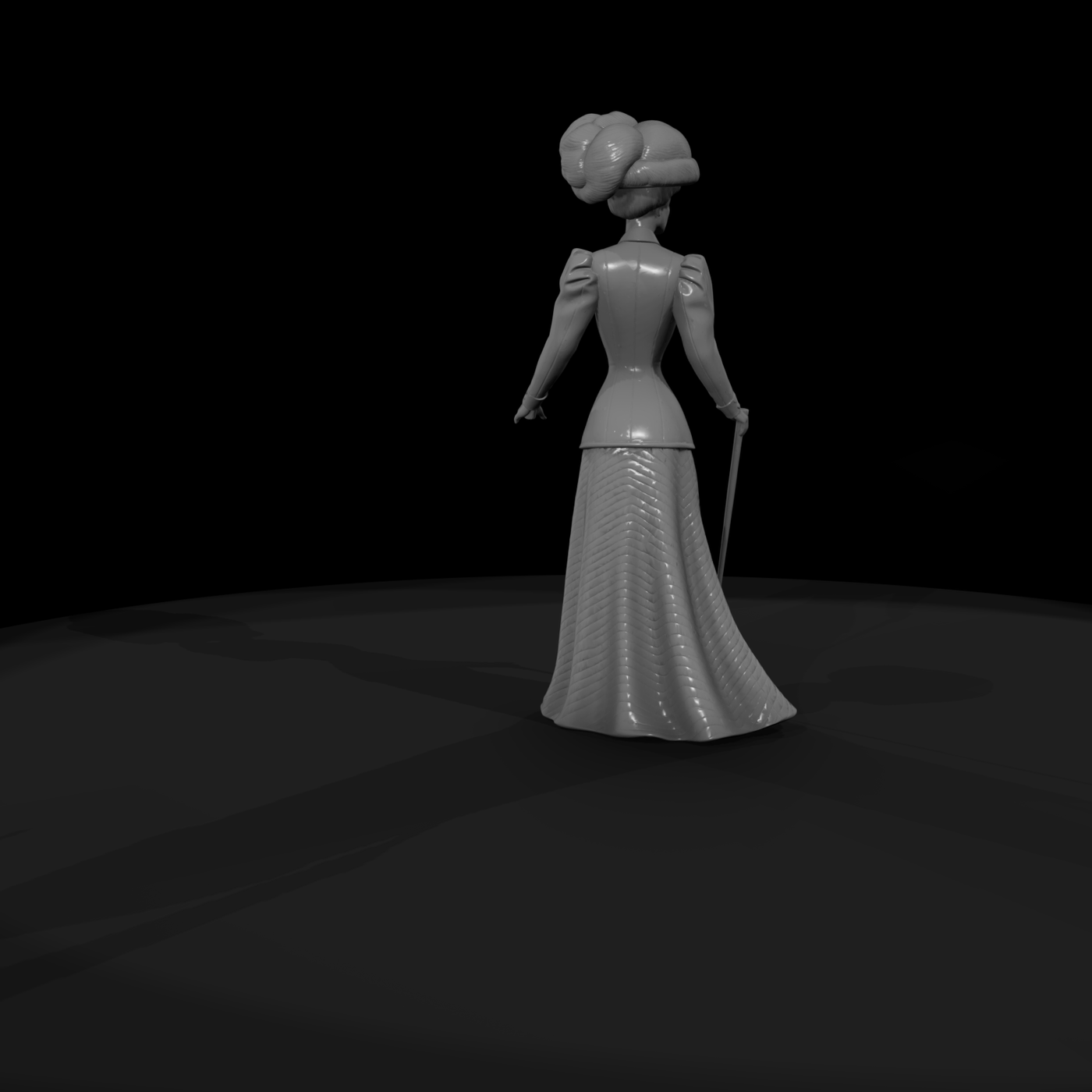 Edwardian Lady with Parasol