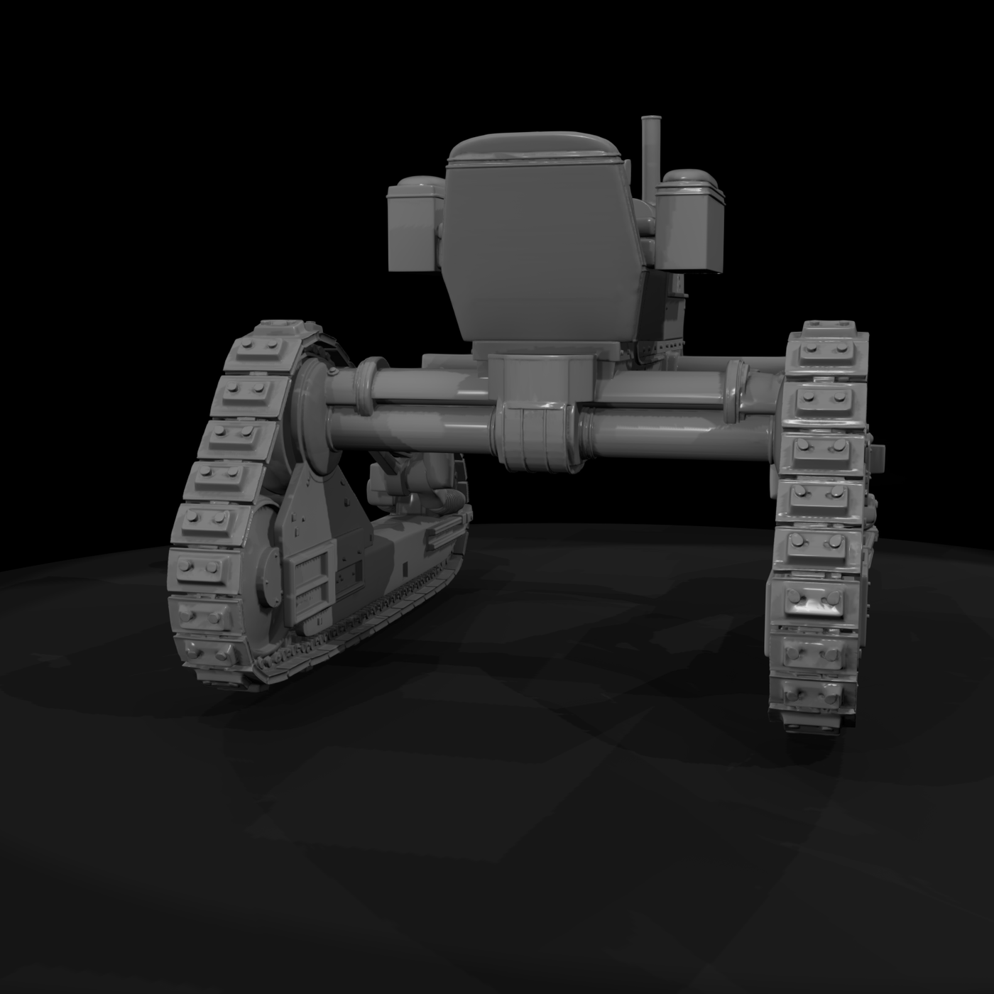 Tracked Crawler Tractor — Construction Vehicle