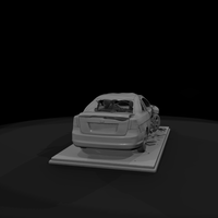 Side-Impact Wrecked Coupe on Base — thumbnail 8