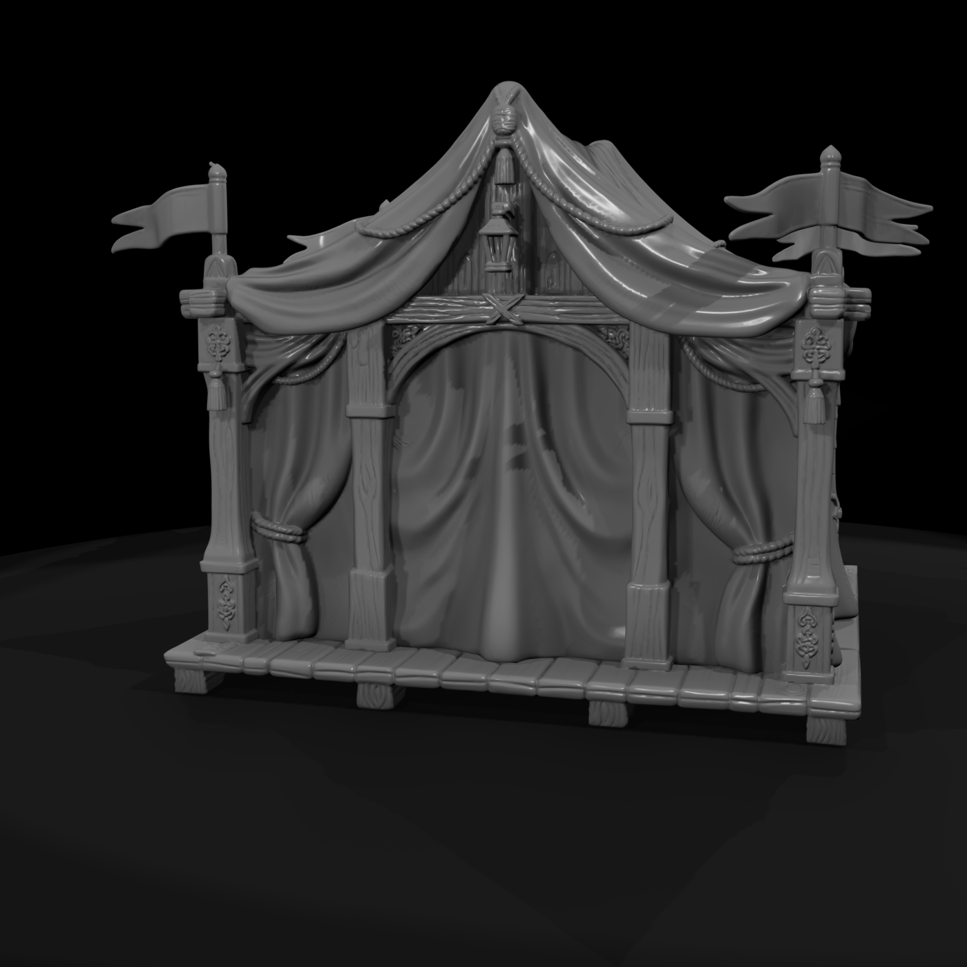 Cir 185 Stall Fortune Teller Tent