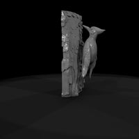 stylized_woodpecker_tree_relief_3d_model_pilym86a — thumbnail 7