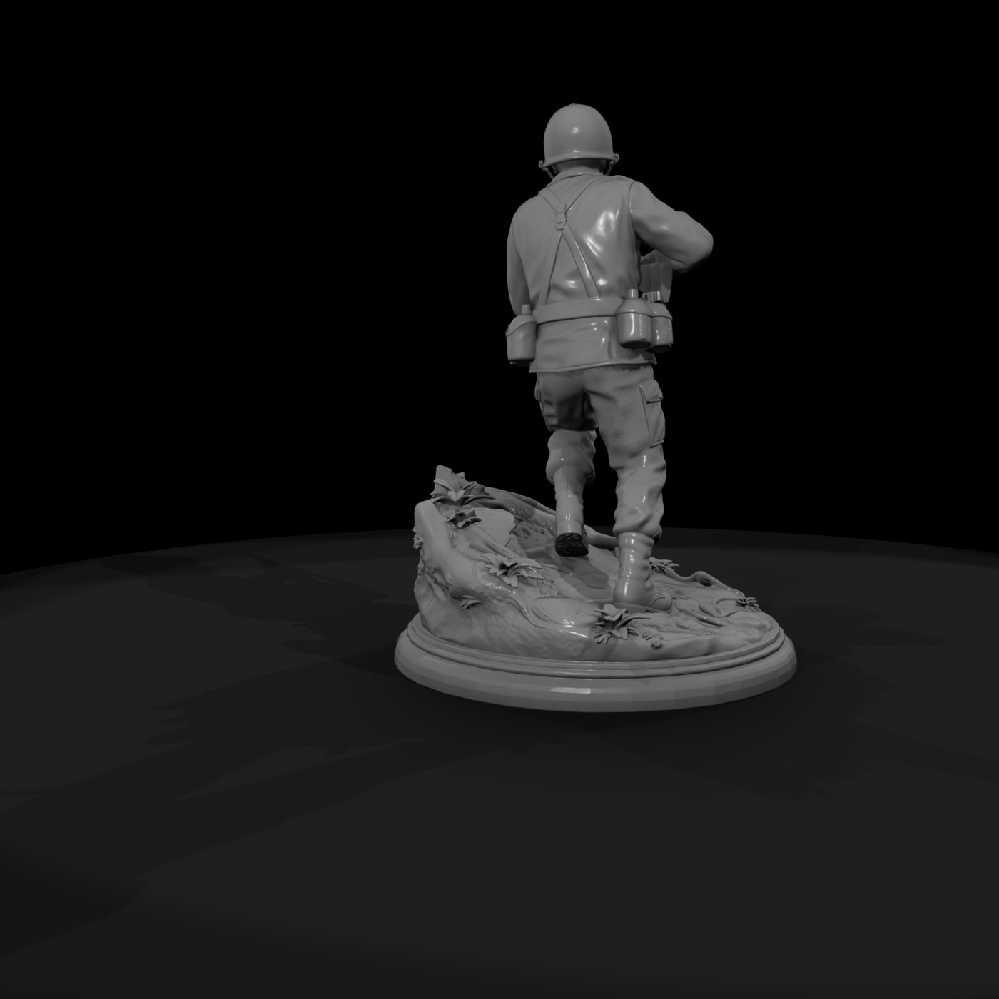 Ww2H 055 United States 442Nd Rct Rifleman