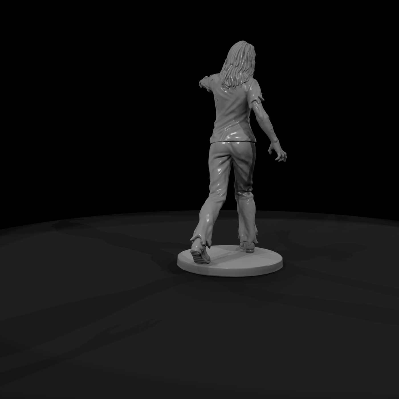 Shambling Zombie Woman