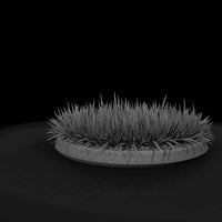 stylized_blue_grass_tuft_3d_model_k34nfxv5 — thumbnail 7