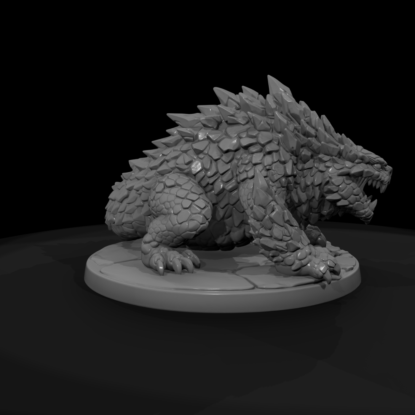Hitem2 Lava Salamander Beast