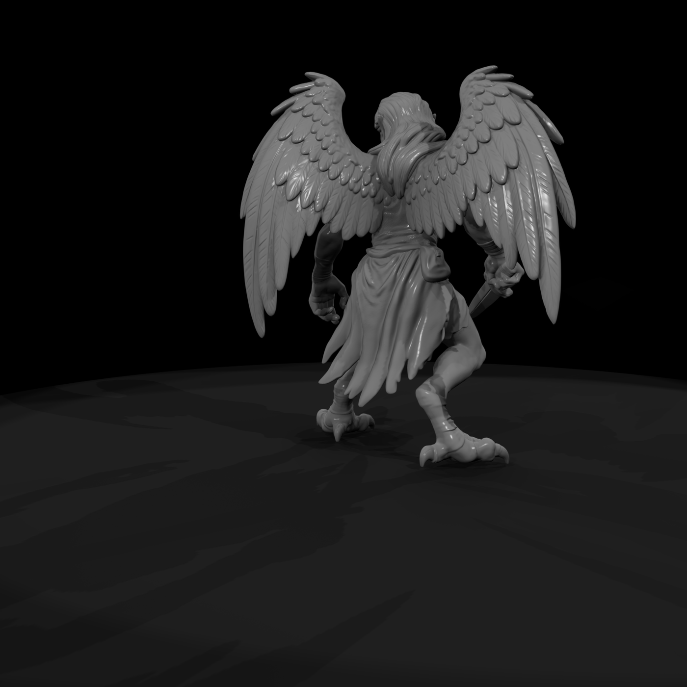 Myth 0287 Mythology Harpy Miniature Figure