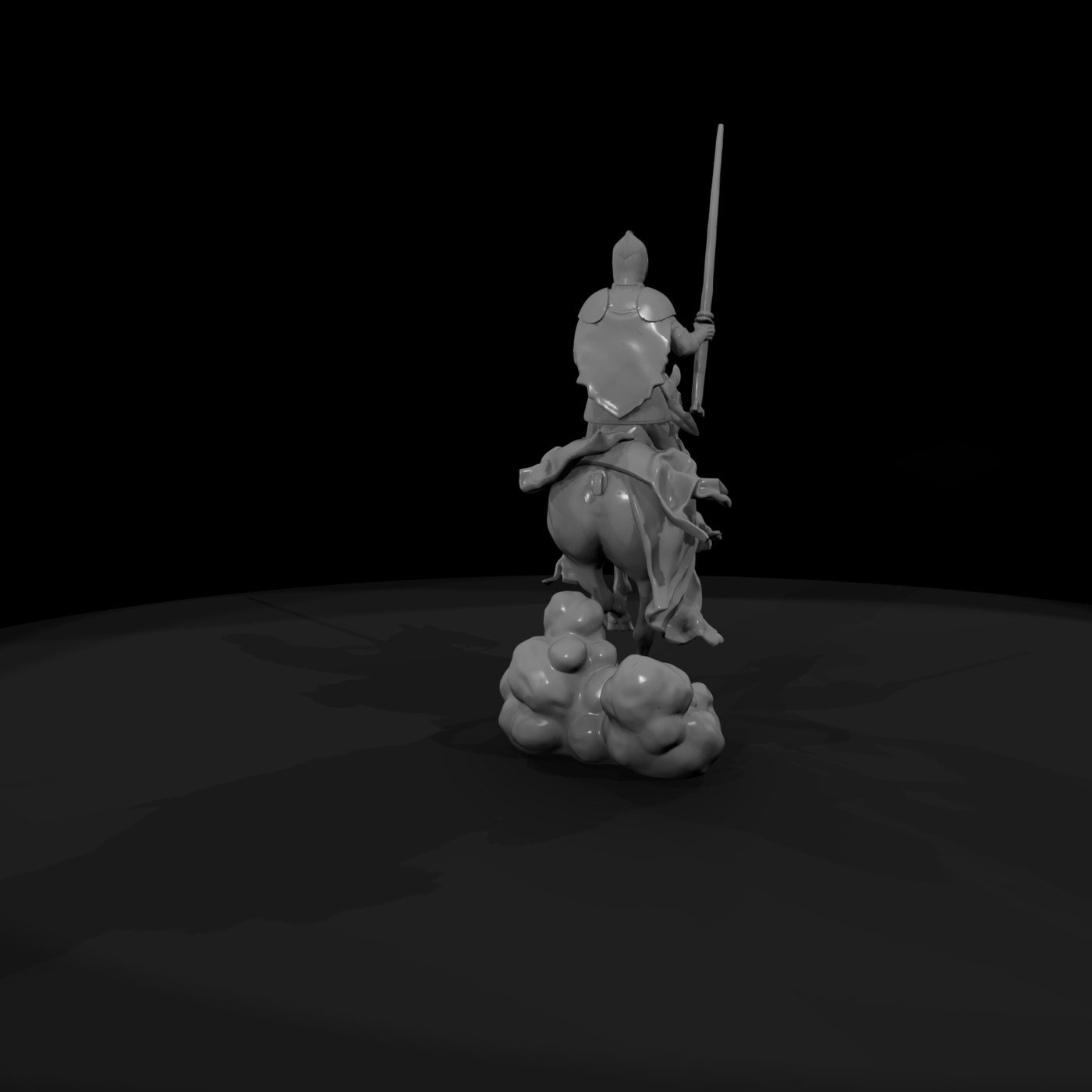 Mounted Medieval Knight with Lance (28mm )