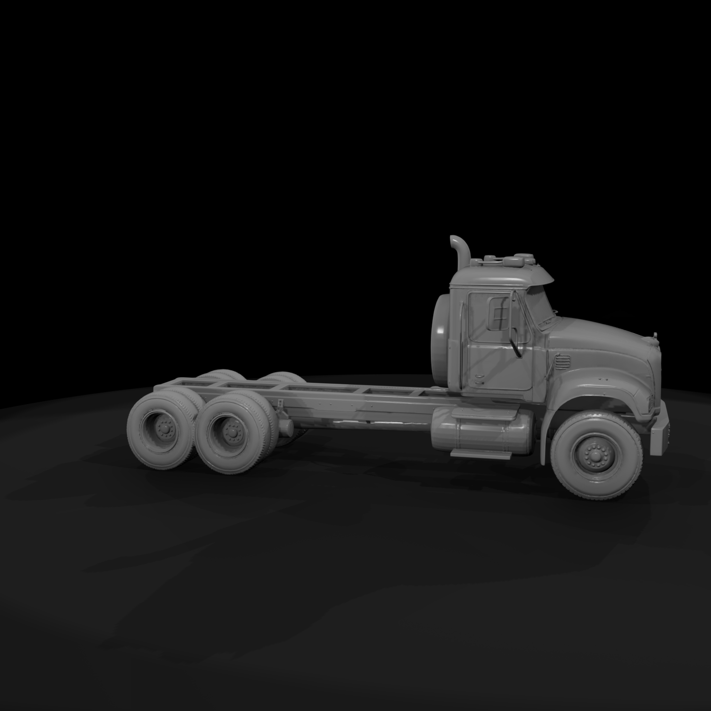 Heavy Semi Truck Tractor — & Layouts