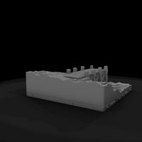 detailed-coastal-dock-pier-tabletop-3d-model-oarba — thumbnail 7