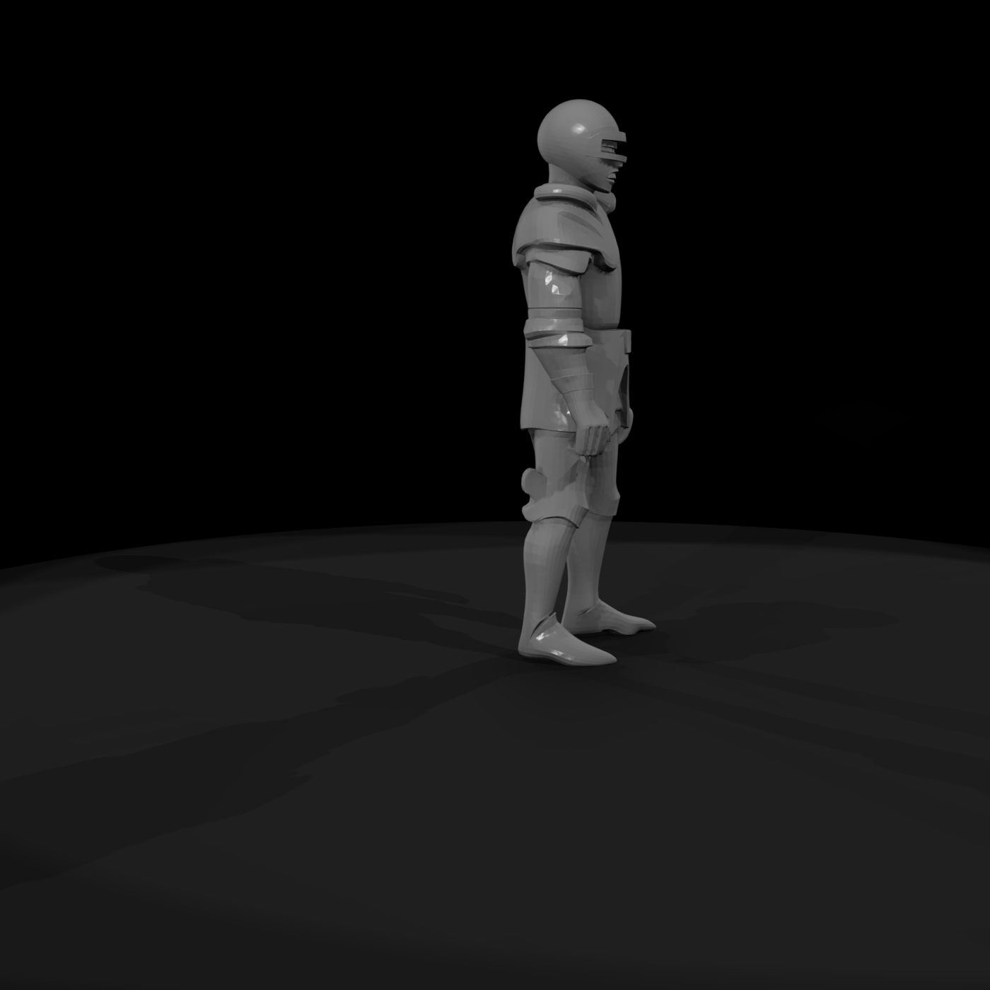 Stylized Sci‑Fi Medieval Knight — 28mm
