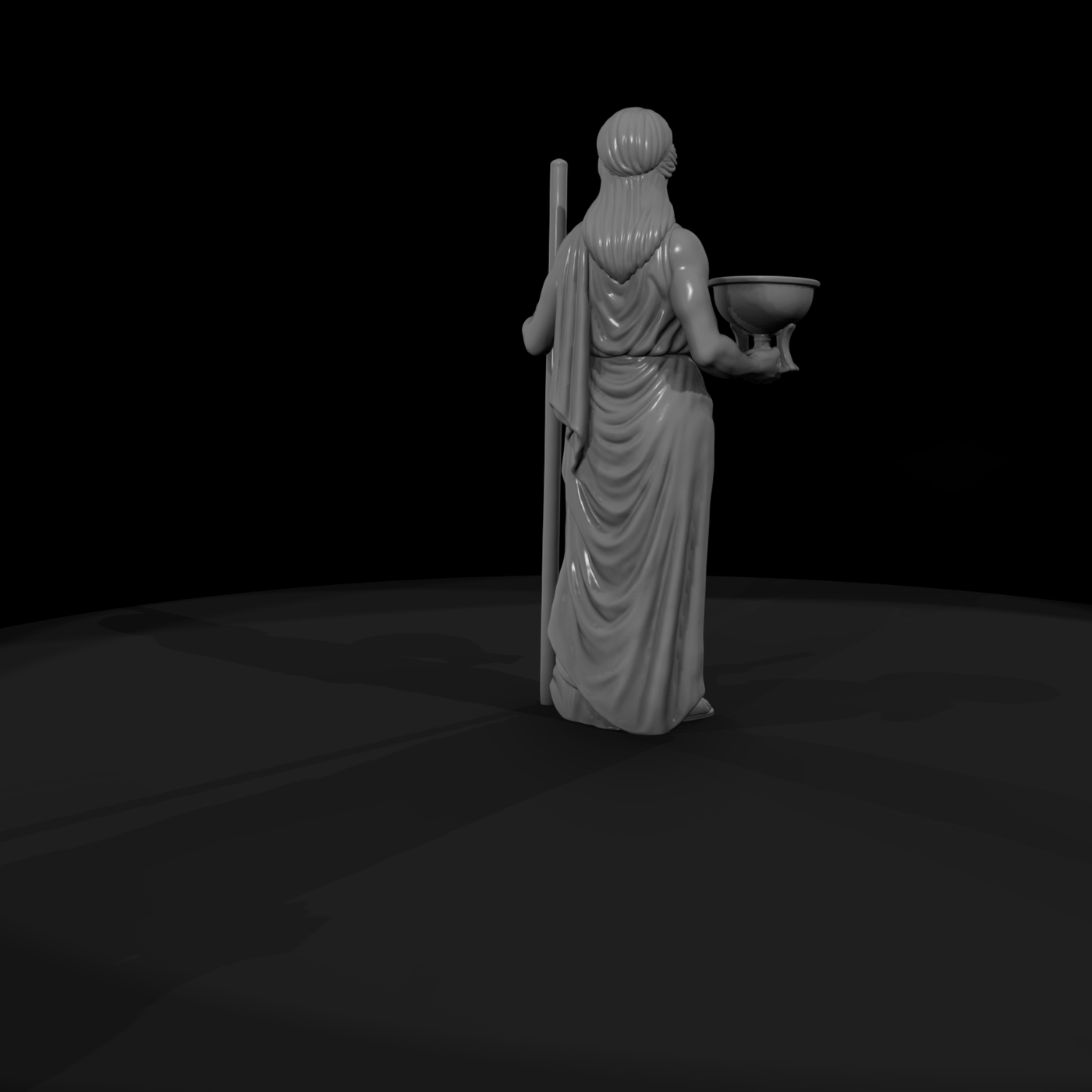 Myth 0293 Mythology Oracle Of Delphi Miniature Fig