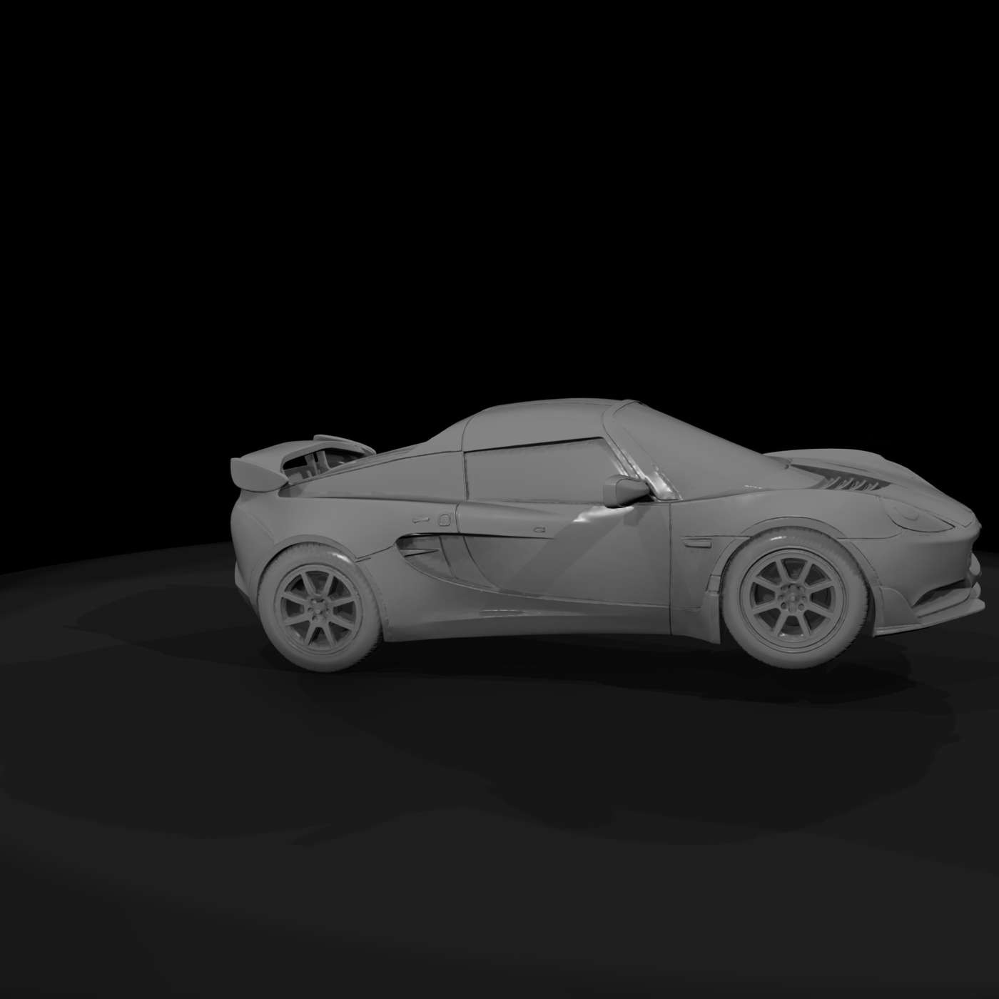 Track Sports Car ( Clay Study)