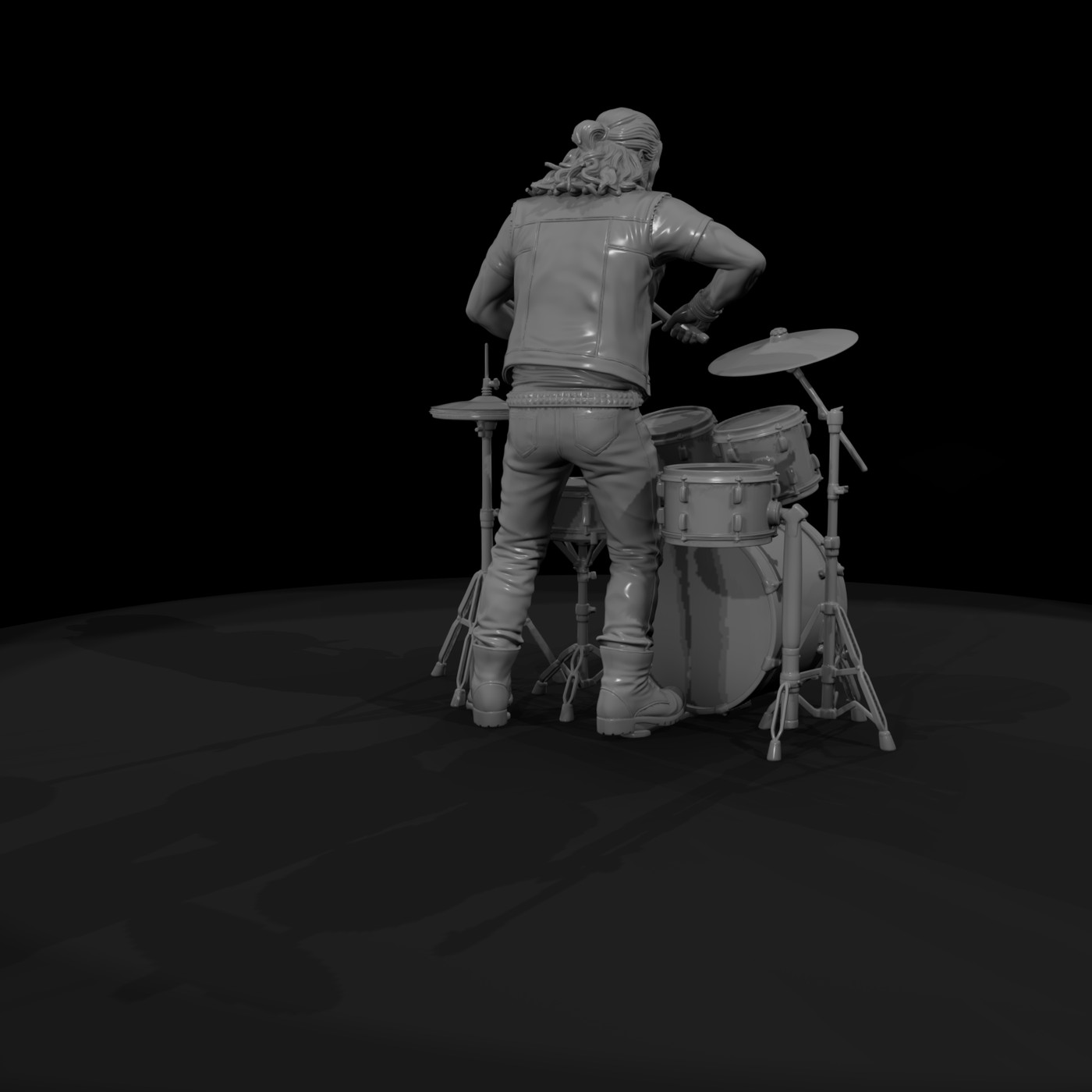 Bnd 019 Metal Band Drums