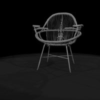 rattan-chair-3d-model — thumbnail 9