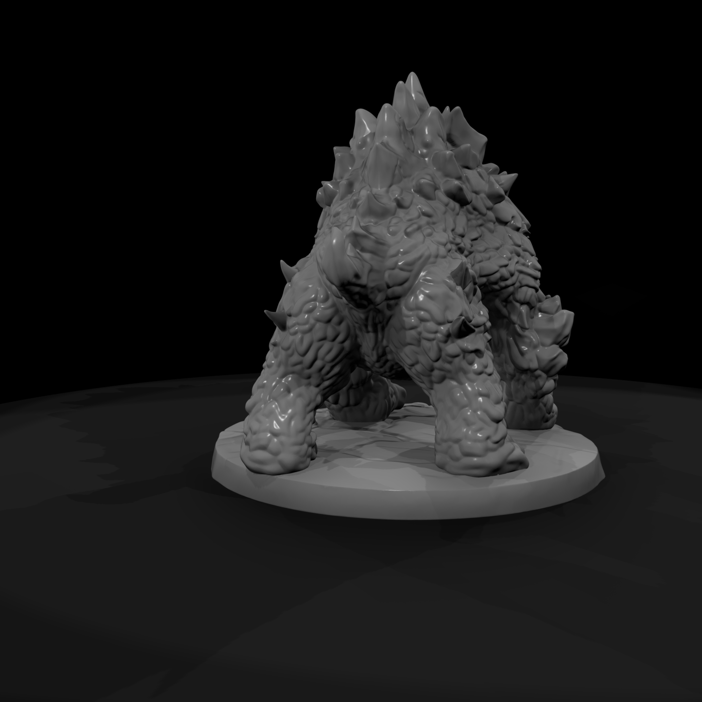 Creature Test 007 Glacier Bear Beast Scenegui A01