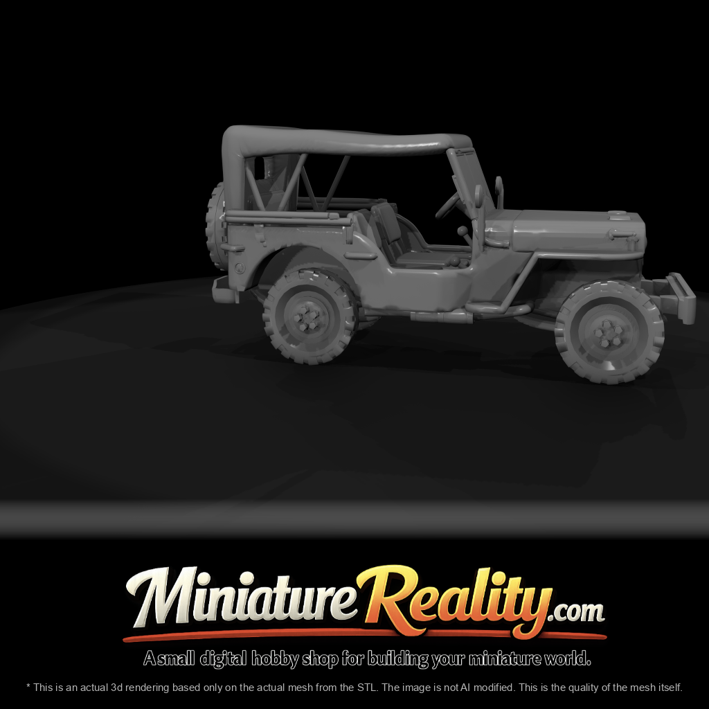 WWII Willys Jeep with Canvas Top