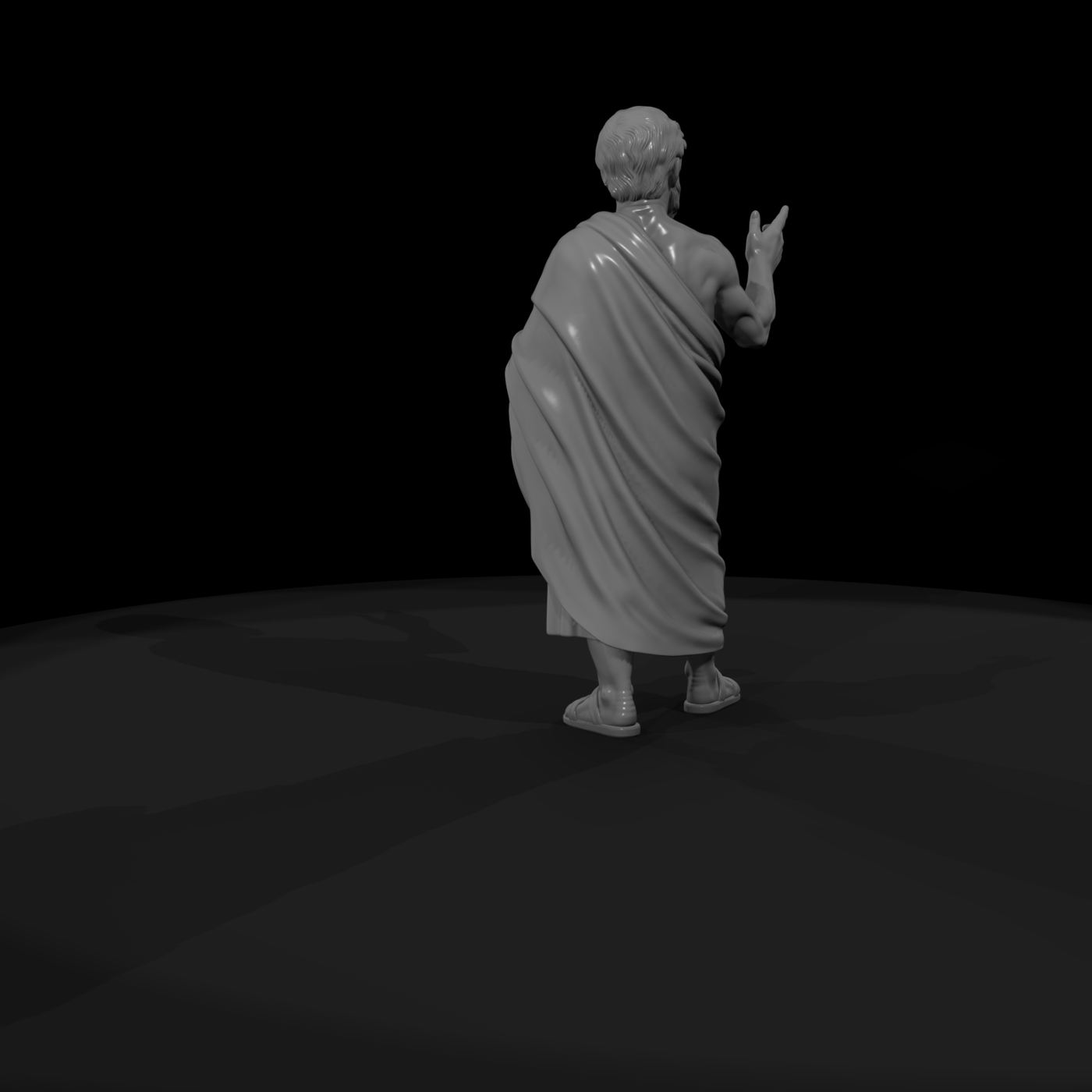 Hist 0204 Athenian Philosopher Miniature Figure