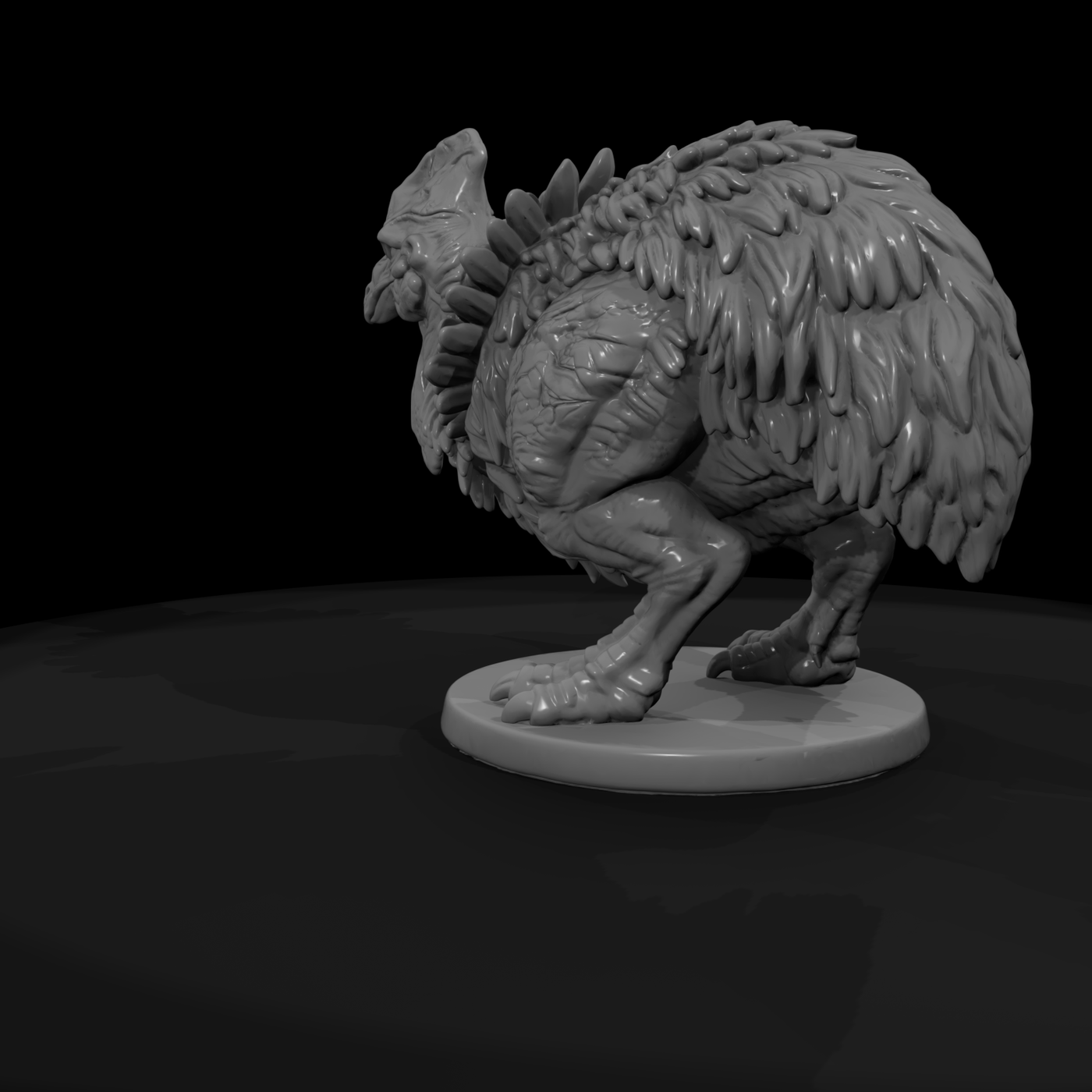 Creature Spine Ruff Cassowary Beast