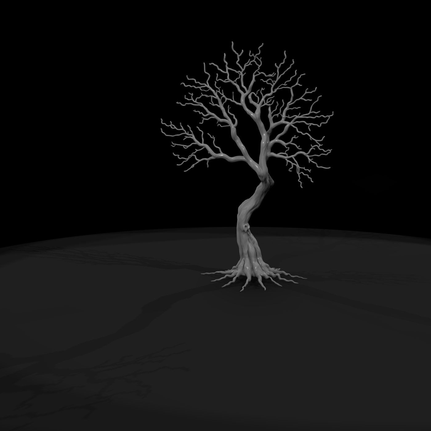 20260612 Twisted Bare Tree Drawing 010B4B6A24