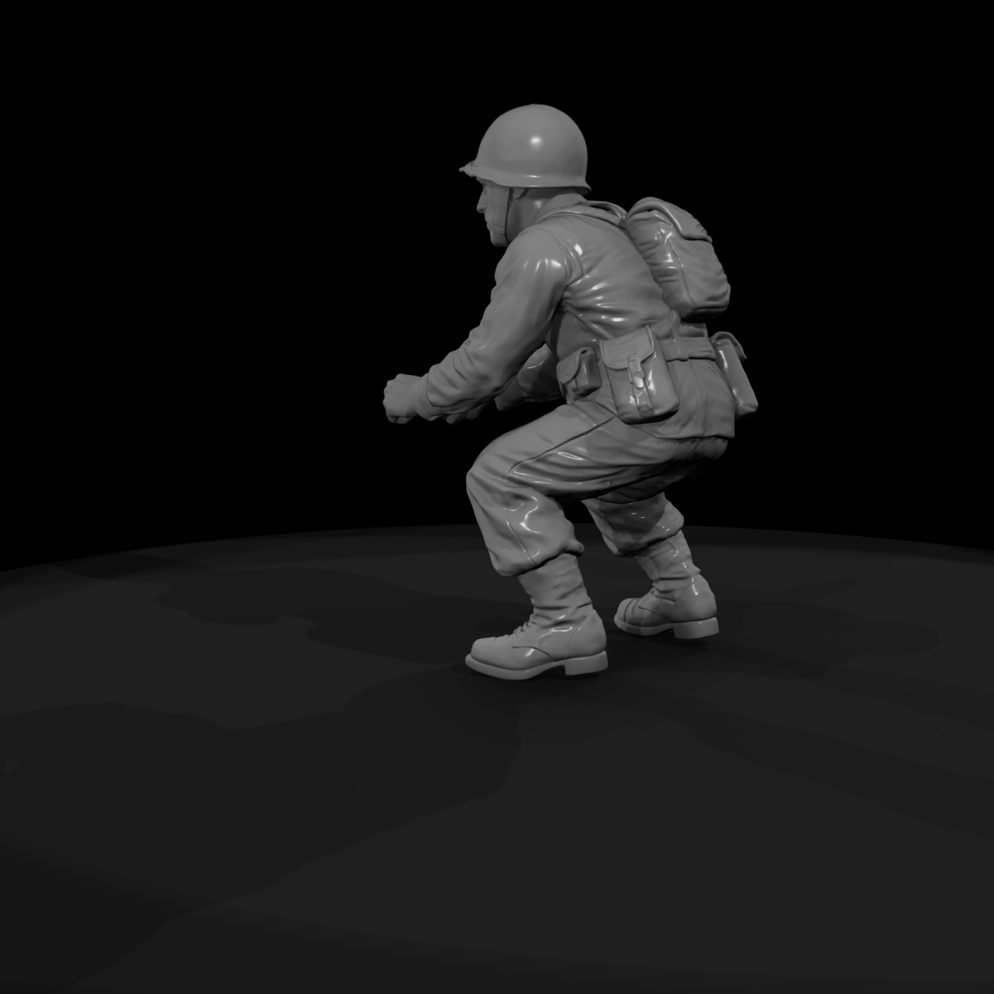 Ww2 Army 087 Wwii U S Army Mortar Crewman Figure