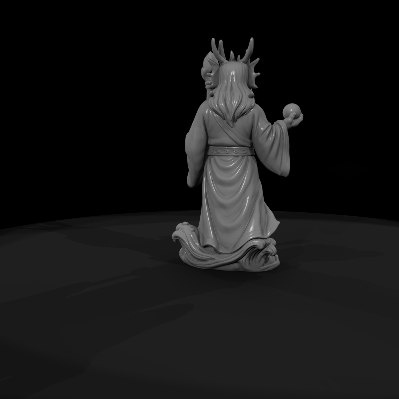 Myth 0446 Mythology Dragon King Miniature Figure
