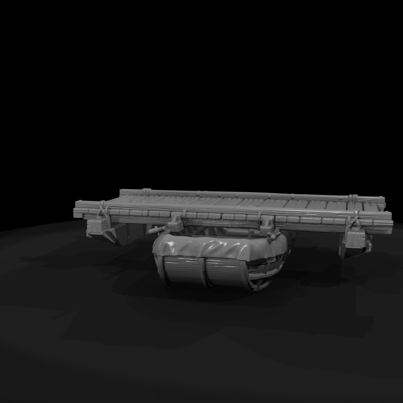 Mil 032 Civil War Pontoon Bridge Section