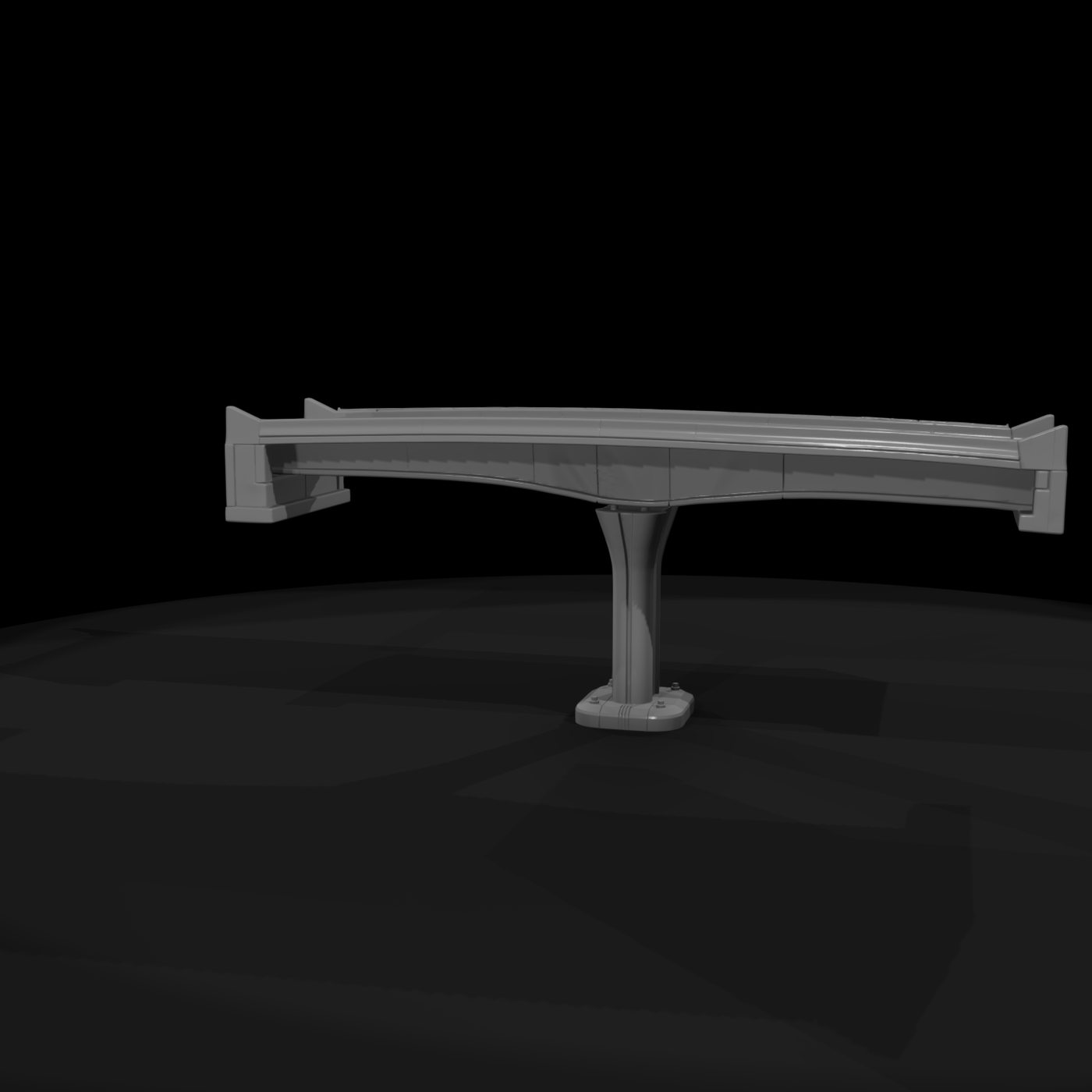 Box Girder Highway Overpass Section