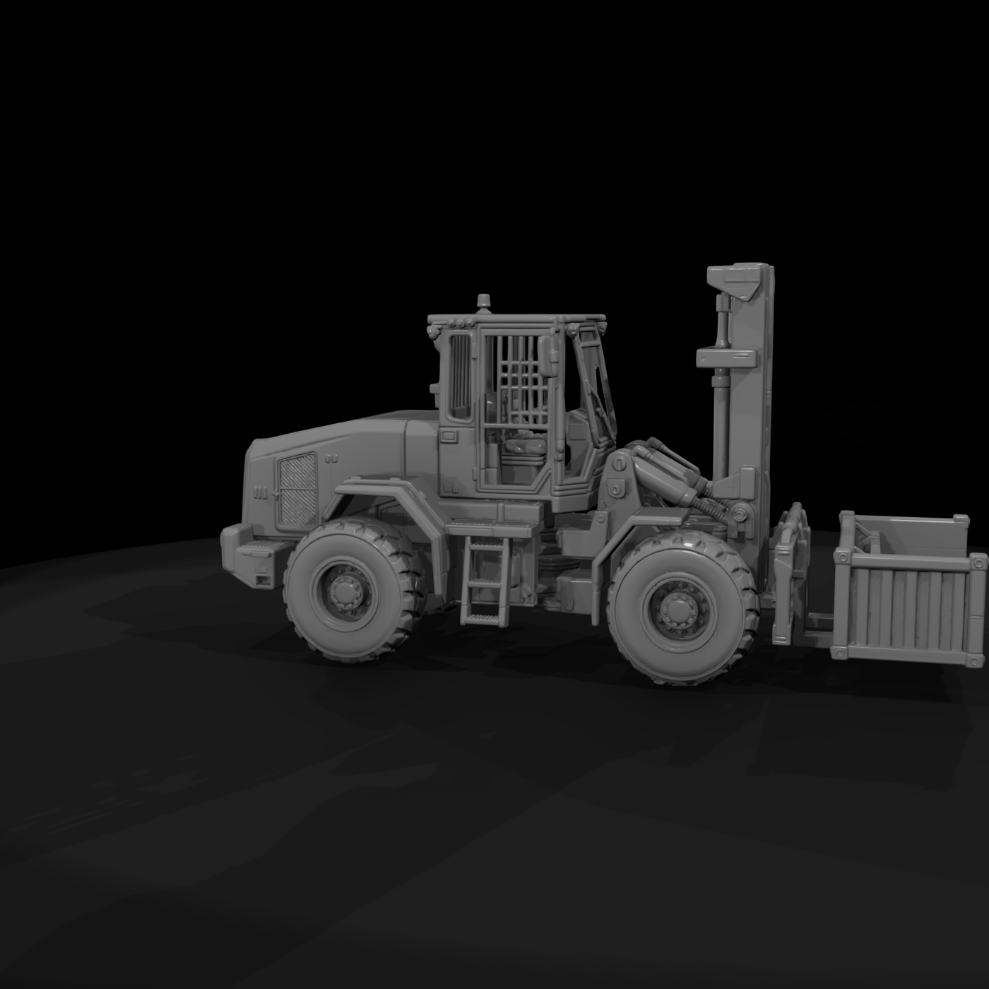 Mil 270 Modern Desert Cargo Forklift