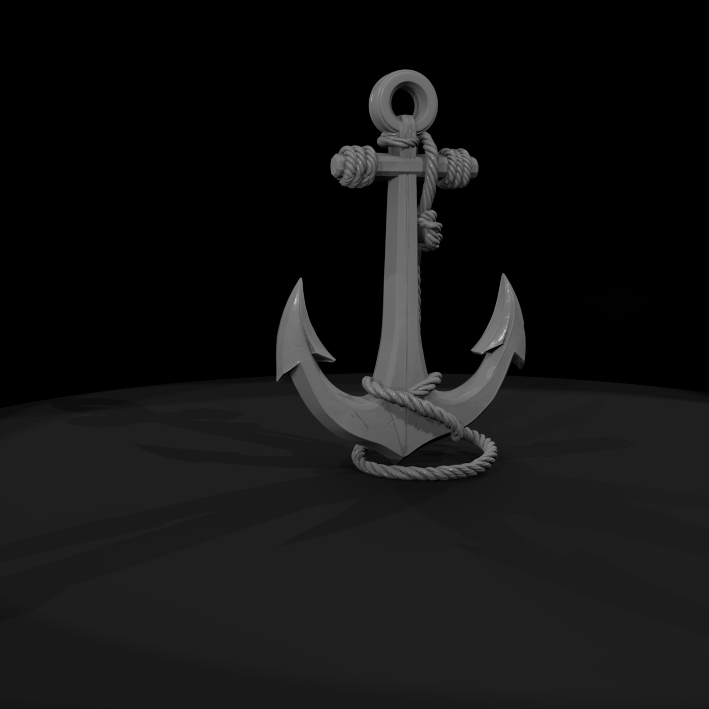Stylized Nautical Anchor