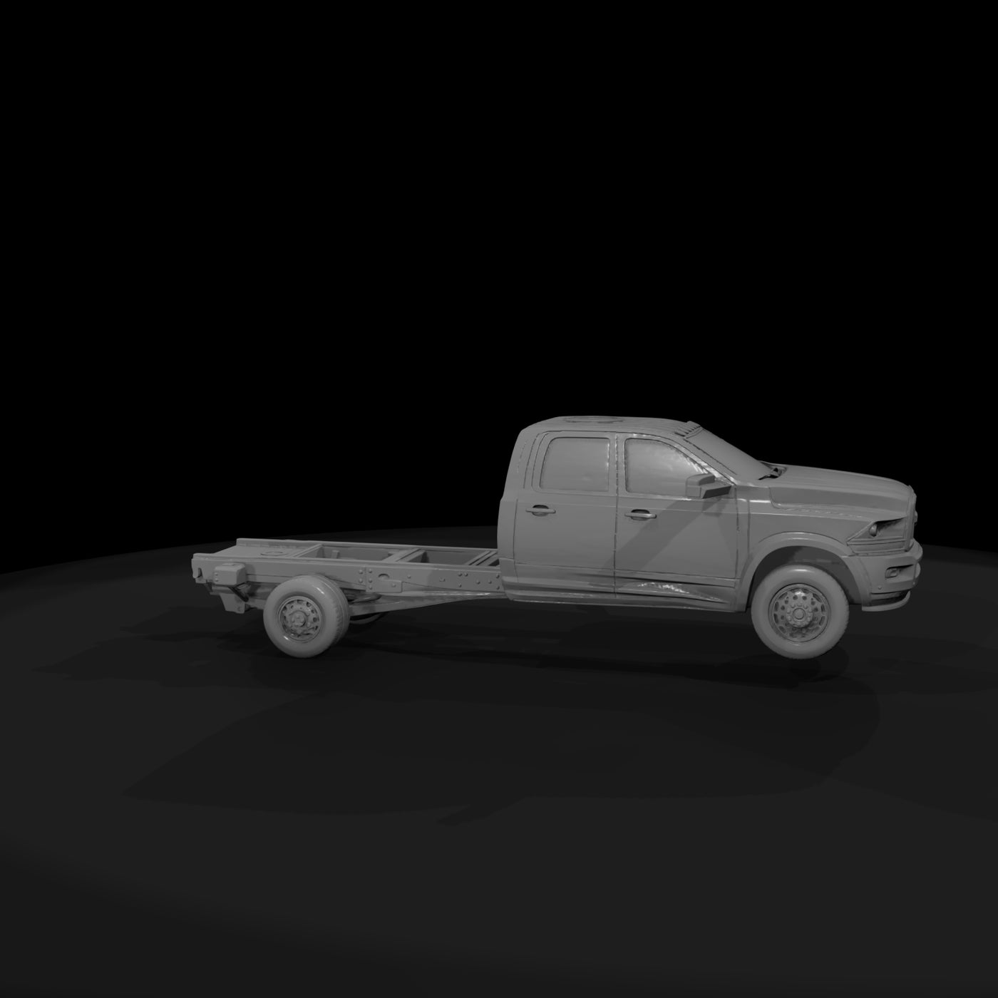 unbranded-ram-style-cab-and-chassis-pickup-3d-printable-model-691598