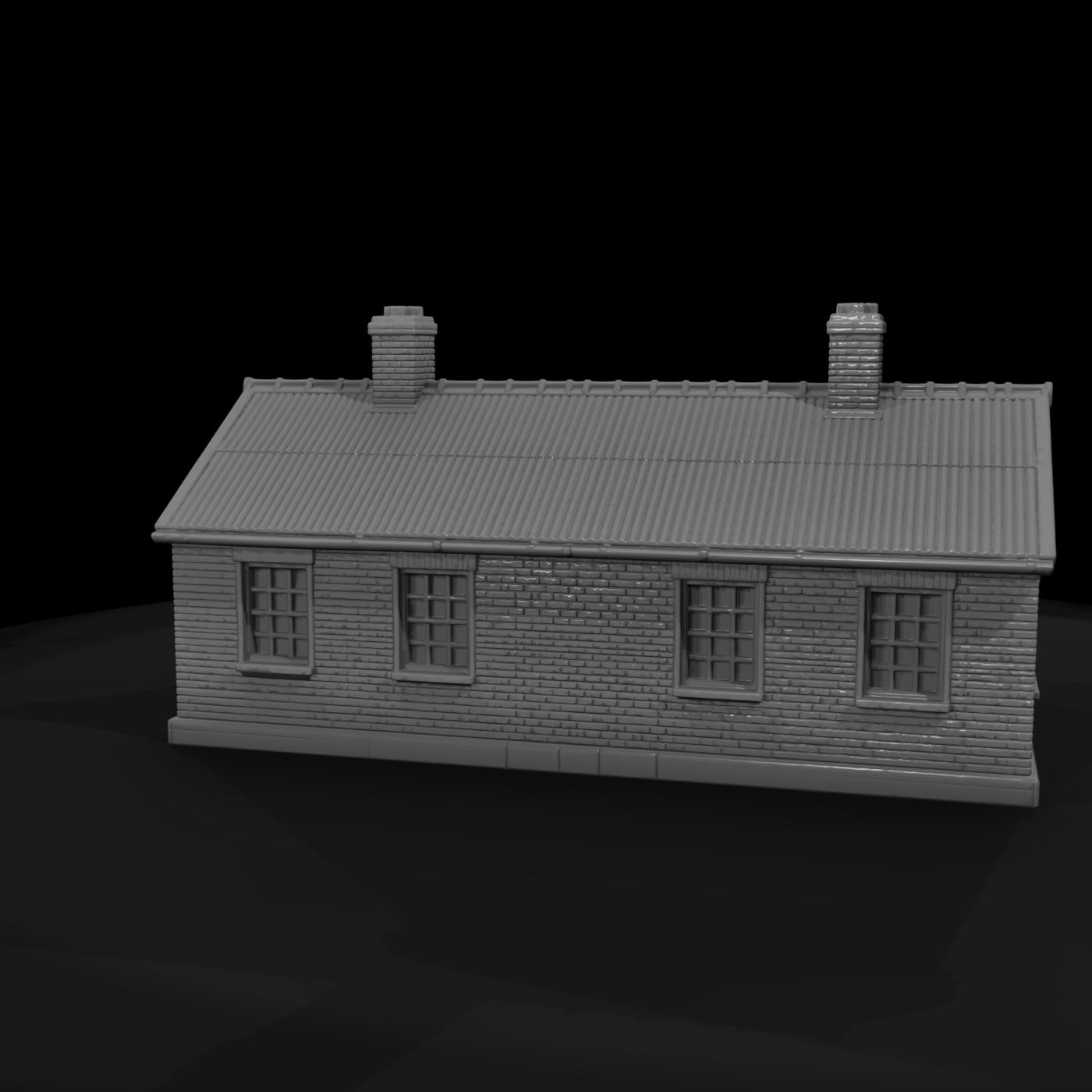 Mil 130 Ww2 England Officers Mess Hut