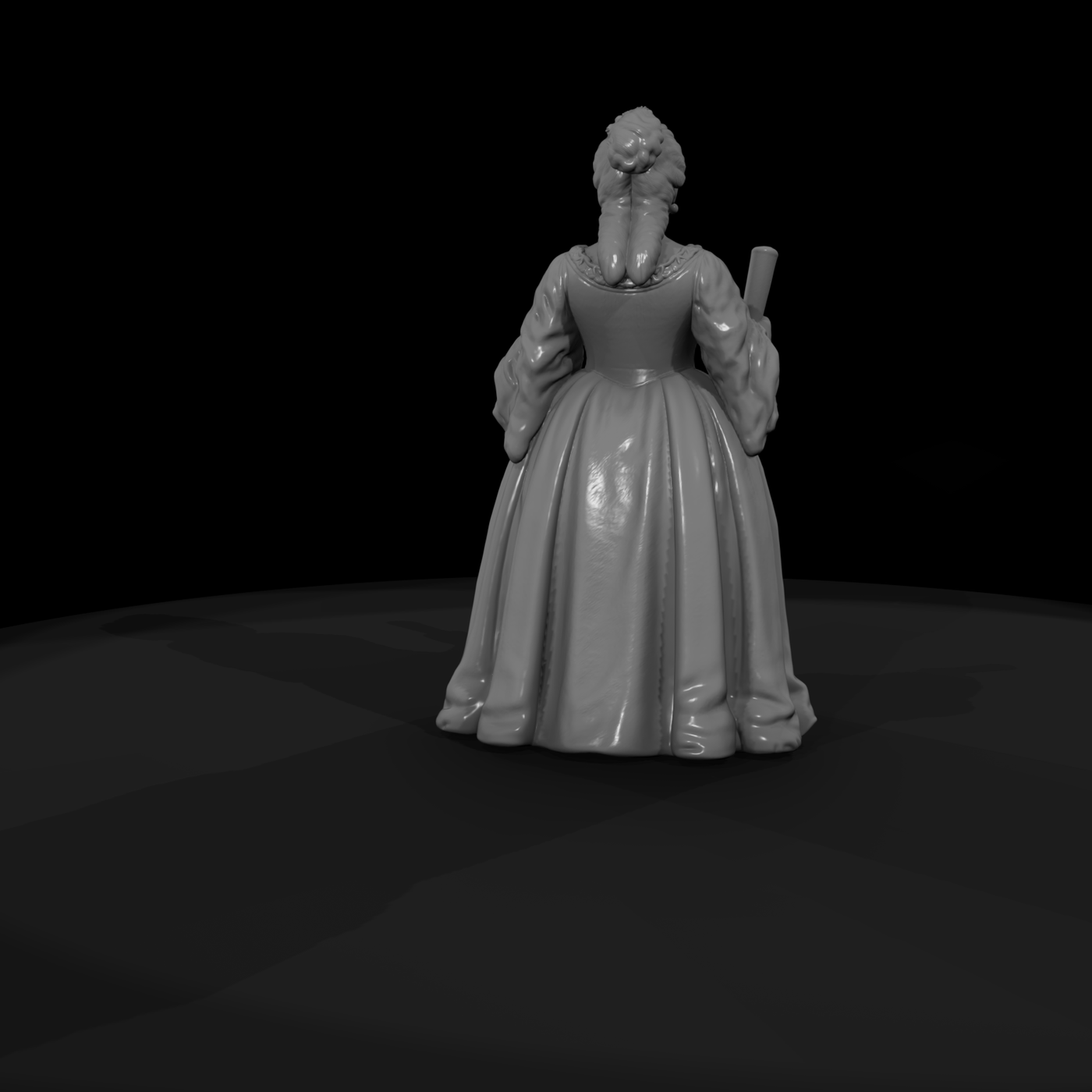 Hist 0143 Historical Maria Theresa Miniature Figur